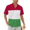 Adugen Origei Hawaiian Shirt Hungary Flag Short Sleeve Shirts Men Print Short Sleeve Shirts Men Plus Size S view 1