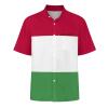 Adugen Origei Hawaiian Shirt Hungary Flag Short Sleeve Shirts Men Print Short Sleeve Shirts Men Plus Size S view 4