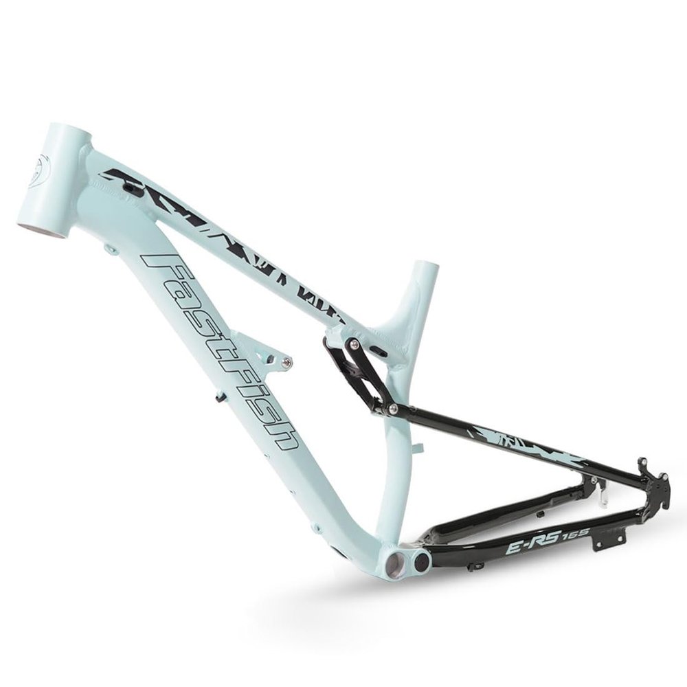 HIMALO Full Suspension Bike Frame 27.5er Softtail Mountain Bike Frame Aluminium Alloy Disc Brake Bicycle Frame 17'' DH/XC/AM 135mm Quick Release Frame(Color:Light Blue)
