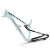 HIMALO Full Suspension Bike Frame 27.5er Softtail Mountain Bike Frame Aluminium Alloy Disc Brake Bicycle Frame 17'' DH/XC/AM 135mm Quick Release Frame(Color:Light Blue) view 1