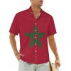 Adugen Origei Hawaiian Shirt Morocco Flag Short Sleeve Shirts Men Print Short Sleeve Shirts Men Plus Size L view 1