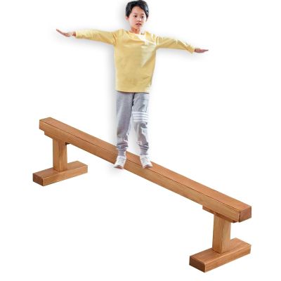 YXXSDP Wooden Balance Beams for Kids/Gymnastics at Home, Extra-Firm 59 79 118 Inch Long Floor Walking Beams, Anti-Skid Gymnastics Equipment, Load 198lbs(Size:300cm(118.1in) long/10cm(3.9in) Width)