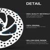 stio 2PCS 160mm Scooter Brake Disc Rotor Pad 6 Holes Rounded compatible with KAABO Wolf Warrior 11+,Wolf Warrior 11 PRO+,Wolf Warrior GT Pro,Wolf King+,Wolf King GT Pro,Wolf King GT/GTR Brake Parts view 2