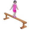 Home Club Gymnastics Beam/ Balance Pad, 150 200 300 Cm Long High Wooden Beam/ Walking Beams, Heavy Duty/ Extra Firm, Holds Up to 198lbs, Toddler to Adult Age(Size:300cm(118.1in) long/10cm(3.9in) width view 1