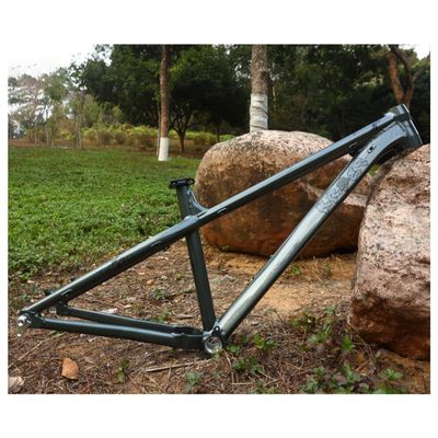 HIMALO 27.5er Hardtail Mountain Bike Frame Disc Brake Bike Frames Thru Axle 12x142mm Aluminum Alloy Frame Half Internal Routing XC/AM Dirt Jump Frame(Color:Dark Gray)