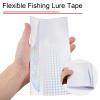 beinkmake 30pcs Fishing Lure Tape Holographic Fish Scale Lure Sticker 7x9inch Adhesive Fish Scales Lure Tape Crafts DIY Film Flash Lure Tape for Fishing Lure Making Metal Baits view 3