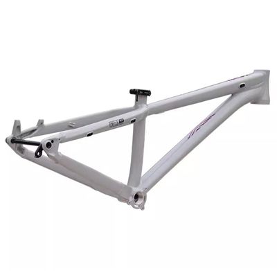 HIMALO Dirt Jump Bike Frame 26er XC/AM Hardtail Mountain Bike Frame Thru Axle Boost 12x148mm Aluminum Alloy Frame Disc Brake Internal Routing Frames(Color:White Gray)