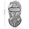 Balaclava Face Mask for Men Women Simple Line Drawing Full Mask for Outdoor Sport Cycling Fishing Cap view 2
