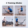 MERACH Squat Machine, Squat Rowing Machine with Adjustable Resistance, 350 LBS Max Weight Capacity, Easy Setup & Foldable, Glutes & Leg Home Workout Machine view 3