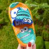 NineFit Basics Kid Toddler Boys Girls Summer Cute Dinosaur Slippers Indoor Non Slip Bathroom Slippers Quick Drying Shower (Orange, 2 Big Kids) view 3