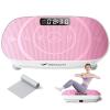 MERACH Vibration Plate Exercise Machine, Whole Body Workout Equipment for Women, Bluetooth and Silicone Pedal, Vibration Plate with Auto Mode, Vibrate Fitness Platform for Home (Pink) view 1