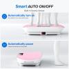 MERACH Vibration Plate Exercise Machine, Whole Body Workout Equipment for Women, Bluetooth and Silicone Pedal, Vibration Plate with Auto Mode, Vibrate Fitness Platform for Home (Pink) view 4