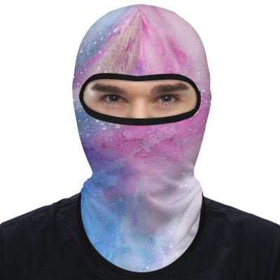 DJUETRUI Balaclava Face Mask for Men Women Glitter Style Pattern Full Mask for Outdoor Sport Cycling Fishing Cap, 1