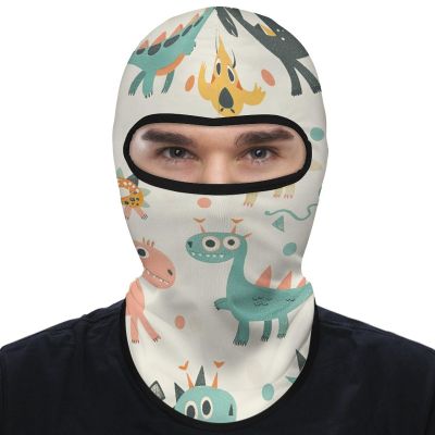 DJUETRUI Balaclava Face Mask for Men Women Colorful Little Monster Full Mask for Outdoor Sport Cycling Fishing Cap, 1