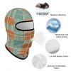 Balaclava Face Mask for Men Women Checked Fabric Full Mask for Outdoor Sport Cycling Fishing Cap view 3