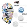 Balaclava Face Mask for Men Women Small Floral Pattern Full Mask for Outdoor Sport Cycling Fishing Cap view 3