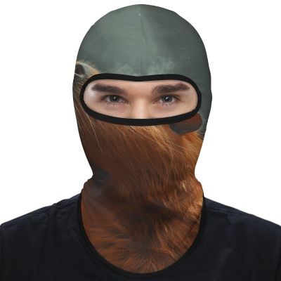 Balaclava Face Mask for Men Women Capybara with Eyes Closed Full Mask for Outdoor Sport Cycling Fishing Cap