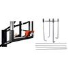 Goalrilla Universal Backboard Padding and 9" Anchor System Bundle for 54", 60", and 72" Basketball Systems view 1