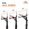 Goalrilla Universal Backboard Padding and 9" Anchor System Bundle for 54", 60", and 72" Basketball Systems view 4