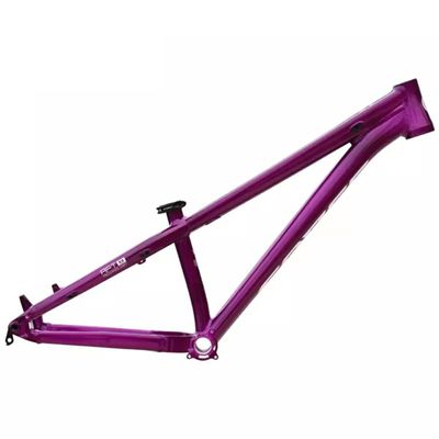 HIMALO Dirt Jump Bike Frame 26er XC/AM Hardtail Mountain Bike Frame Thru Axle Boost 12x148mm Aluminum Alloy Frame Disc Brake Internal Routing Frames(Color:Purple)