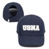 Ponyflo Women's Navy Ponytail Baseball Cap - Curly Hair Hat - Active Hat - Football view 1