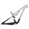 HIMALO Carbon Suspension Mountain Bike Frame 29er Softtail Bike Frame 17'' DH/AM/XC Enduro Downhill Frame Disc Brake 148mm Thru Axle Boost(Color:Black Gray) view 1