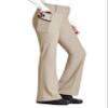 FitsT4 Sports Girl's Full Seat Horse Riding Pants Bootcut Riding Tights Kids Equestrian Breeches with Pockets Khaki XS view 1