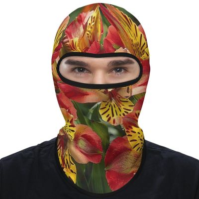 DJUETRUI Balaclava Face Mask for Men Women Unique Petal Shape Full Mask for Outdoor Sport Cycling Fishing Cap, 1