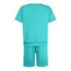 Women's 2 Piece Yoga Set Soft Short Sleeve Top Flare Leggings Comfortable Stretchy for Casual Active Wear Casual Short Sleeve Pullover Tops and Drawstring Shorts Pants Lounge Sets view 2
