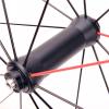 700C Bicycle Wheel Set Carbon V Brake 38Mm Depth Clincher Carbon Road Bike Wheels Front Rear Wheelset Racing Bike Wheel for 8 9 10 11 Speed Yellow Label,700C view 3