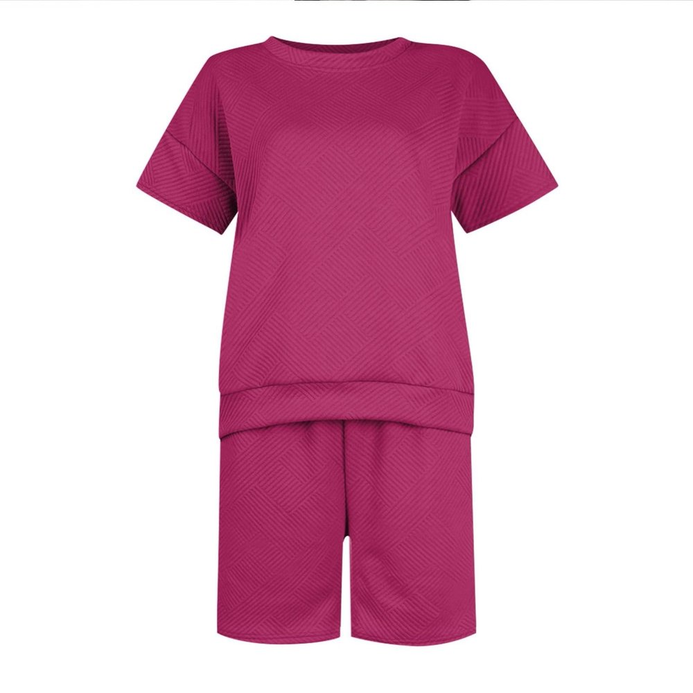 2 Piece Outfits for Women Lightweight Matching Lounge Sets Womens 2 Piece Outfits Casual Oversized Cropped Sweatshirt and High Waist Running Shorts Tracksuit Sets