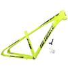 HIMALO Mountain Bike Frame 27.5er Hardtail Bike Frame XC/AM 14.5''/16''/18'' Disc Brake Aluminum Alloy Rigid Frame QR 135mm Routing Internal(Color:Green,Size:27.5x16'') view 1
