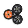 GXBHSP 2 Pack 100mm Scooter Wheels Replacement with Pre-Installed ABEC-9 Bearings Made of Durable PU+Aluminum Alloy Suitable for Various Scooters view 3