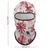 DJUETRUI Balaclava Face Mask for Men Women Light Red Square Full Mask for Outdoor Sport Cycling Fishing Cap, 1 view 2