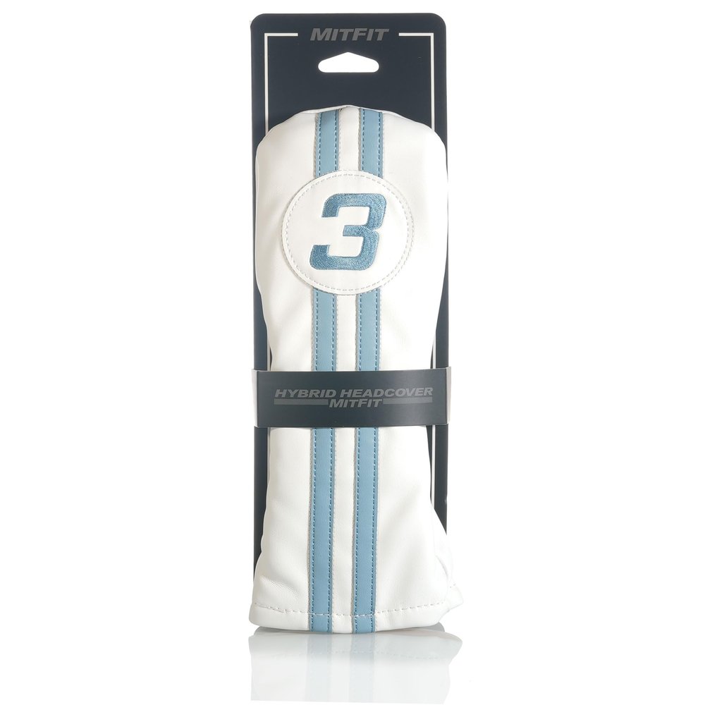 3 Hybrid Headcover, Easy Slip-On Easy-Off Golf Club Head Cover, Fleece Lined Interior, Water Resistant and Durable Shell, Individual Retail Pack, (3 Hybrid Headcover)