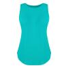 slqdgmryz Ribbed Tank Tops for Women 2025 Crewneck Knit Summer Sleeveless Shirts Plain Curved Hem Loose Athletic Cute Long Tunic Tops Womens Tank Top Workout Tanks for Women, Turquoise, Xx-Large view 3