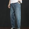SWJGLITTR Men's Straight Leg Harlan Jeans Casual Loose Big Tall Denim Pants Regular Fit Tapered Leg Jean (Blue 2,38) view 2