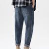 SWJGLITTR Men's Straight Leg Harlan Jeans Casual Loose Big Tall Denim Pants Regular Fit Tapered Leg Jean (Blue 1,40) view 4