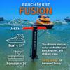 Beach Rat Fusion Anchor & Storage Case - 4ft Jet Ski Anchor/Boat Anchor for Shallow Water and Sandbar - High Strength Telescoping Aluminum Pole & Plastic Boat Accessory - Sand Bar Anchor Kit w/Bag view 2