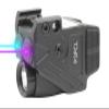 HiLight Tactical P3PCL Cyan Laser 700 Lumens Flashlight w Strobe & Dual (Cyan/Purple) Beam, Military-Grade Aluminum & Magnetic Charger, Gun Rail Mount for Glock, Sig, S&W, Laser IIIA <5mw view 1