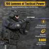 HiLight Tactical P3PCL Cyan Laser 700 Lumens Flashlight w Strobe & Dual (Cyan/Purple) Beam, Military-Grade Aluminum & Magnetic Charger, Gun Rail Mount for Glock, Sig, S&W, Laser IIIA <5mw view 2