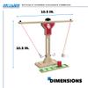 Wild Sports NCAA Oklahoma Sooners Wooden Ring Swing Battle - Head-to-Head Ring Toss Hook & Ring Game for College Football Fans view 4