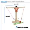 Wild Sports NCAA Texas Longhorns Wooden Ring Swing Battle - Head-to-Head Ring Toss Hook & Ring Game for College Football Fans view 4