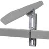 Extreme Max 3006.7078 12" Galvanized Swivel-Top Bunk Bracket with Hardware for 2" x 3" Trailer - 8-Pack view 2