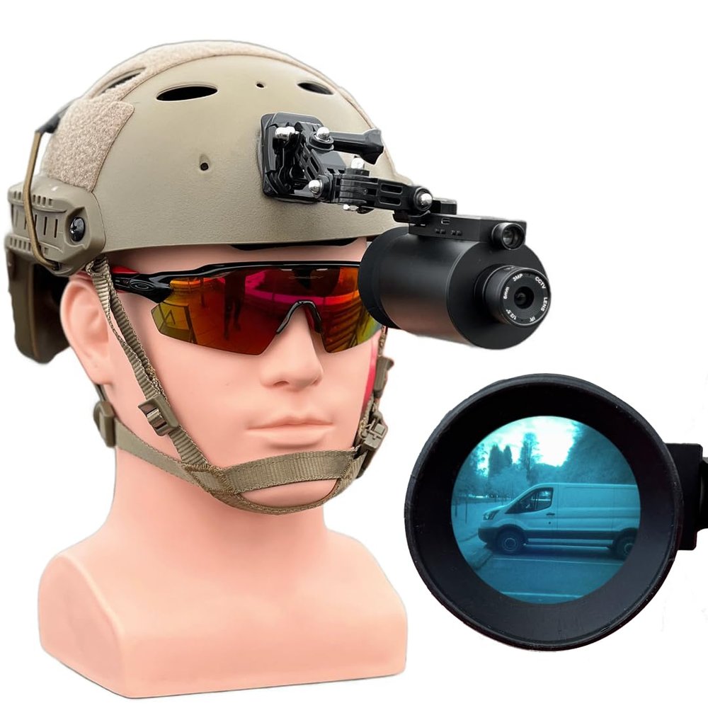 TakLite IRIS Digital Night Vision Monocular | 1X PVS-14 Style | 940nm IR Illuminator | 60 FOV | OLED Display | Head-Mounted or Handheld | Hunters & Outdoor Use