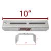 Extreme Max 3006.7044 10" Galvanized Swivel-Top Bunk Bracket with Hardware  8-Pack  Fits 2" x 3" Boat Trailer Crossmembers view 2