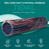 Oceanfoam Tidal Exercise Foam Roller (Red, Dark Navy & Natural Marbled) view 2