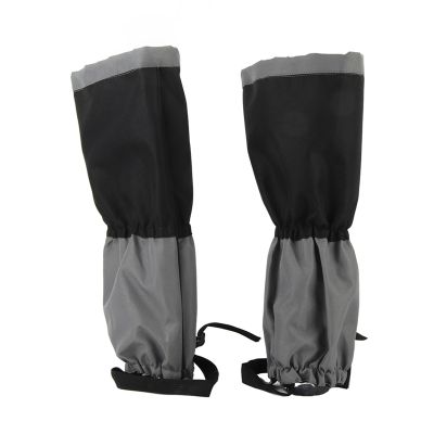 CFTGIW Schen Wandern Oxford Cloth Ghette Impermeabiliking 1 Pair Outdoor Sports Climbing Hiking Legging Gaiters Shoe Boots Cover Black (Black)