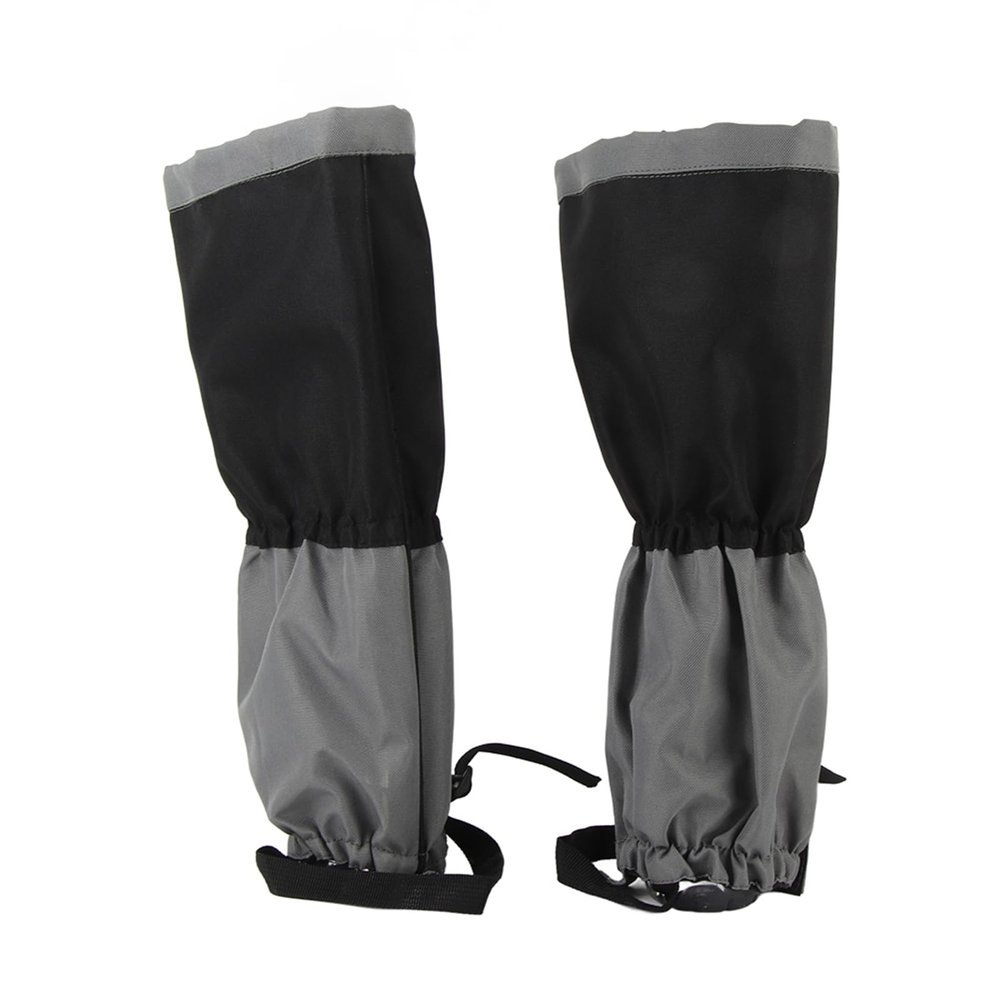 CFTGIW Schen Wandern Oxford Cloth Ghette Impermeabiliking 1 Pair Outdoor Sports Climbing Hiking Legging Gaiters Shoe Boots Cover Black (Black)