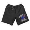 Boise State University Officially Licensed Apparel - Collegiate Arched Text Mens Sweat Shorts, Black, 2X-Large view 1